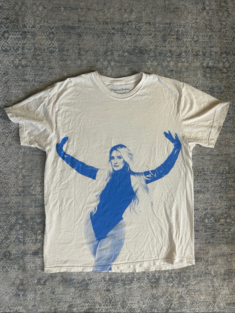 Meghan Trainor Concert T-Shirt - Cream - Size L